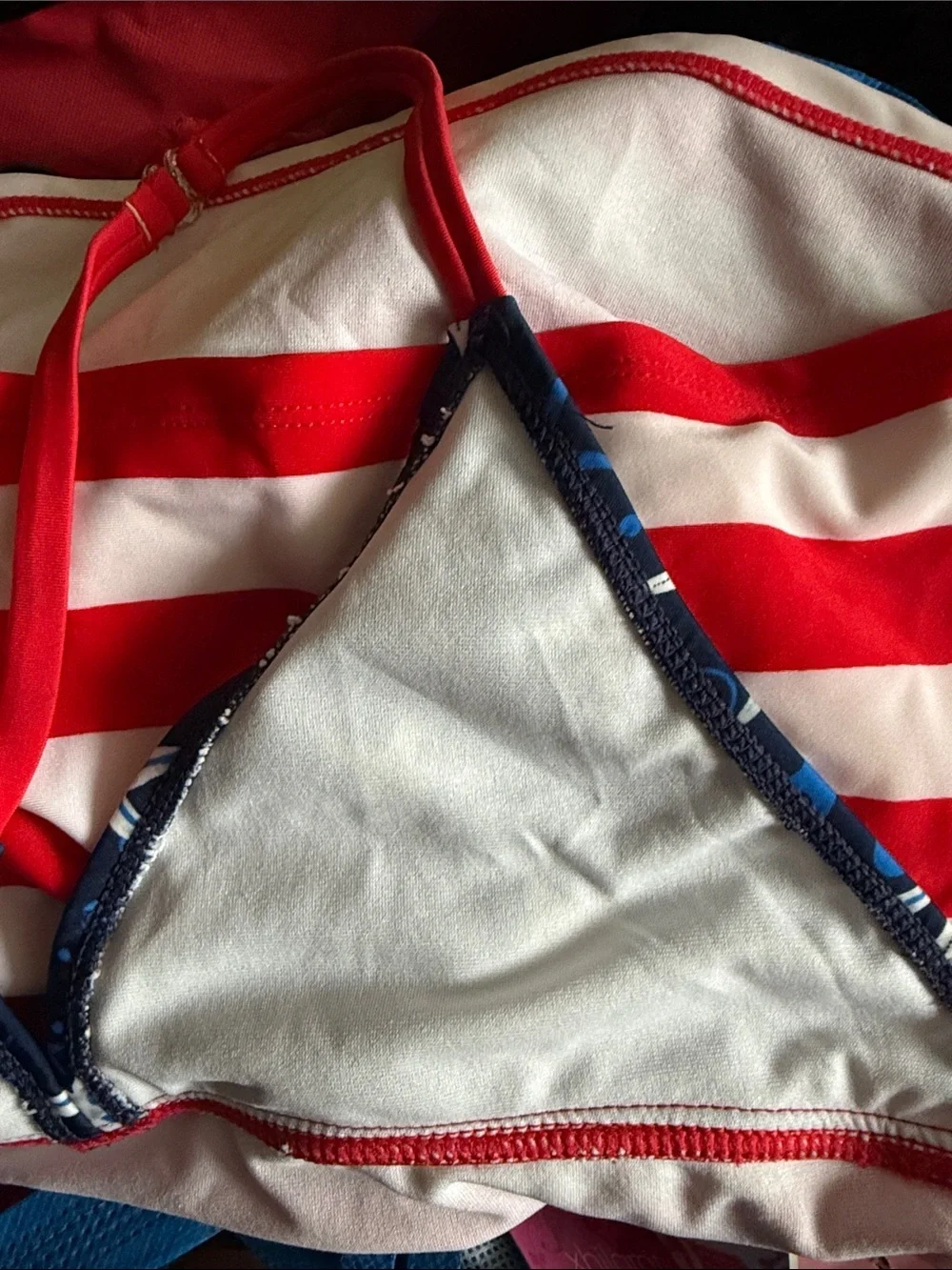 Op Ocean Pacific Girl's Halter Tankini Top. Size Youth XL